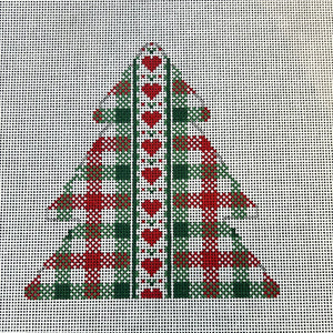 Gingham Tree 5" - Christmas Trees (includes stitch guide by Patricia Sone) - WSTS Sep23