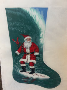 TTAXS248 - Santa Surfing Stocking