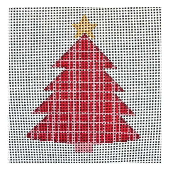 Pink/Red Plaid - Tree