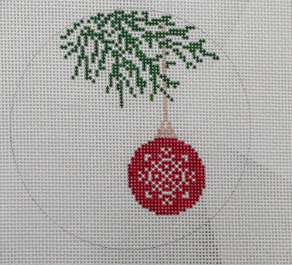 Card Art Ornament - Snowflake Bauble