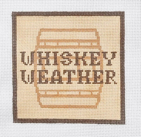 Whiskey Weather Coaster