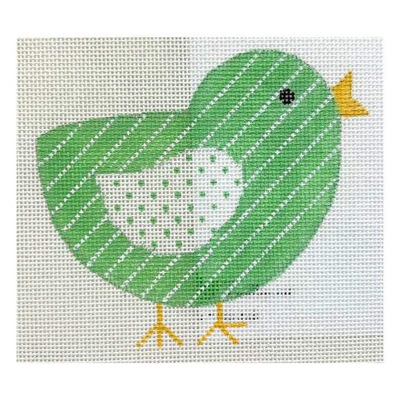 Chick - Green diagonal lines