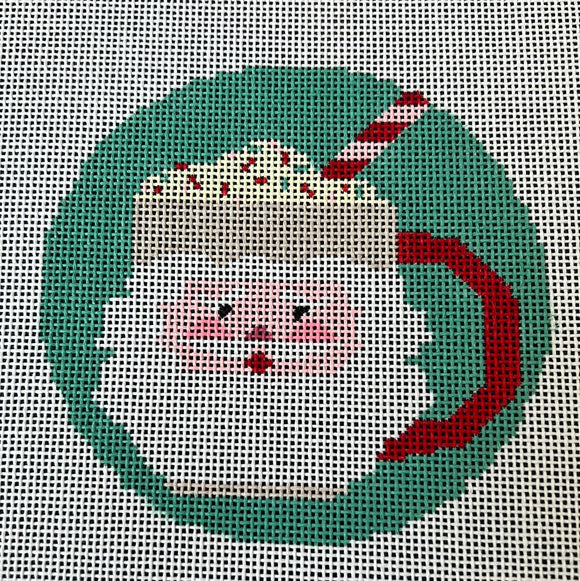 Santa Egg Nog Mug - Christmas Ornaments - WSTS Sep23