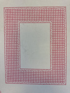 Pink & White Check Frame TG TS Oct24