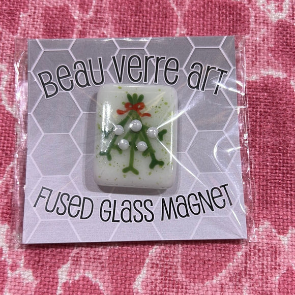 Mistletoe Glass Needleminder