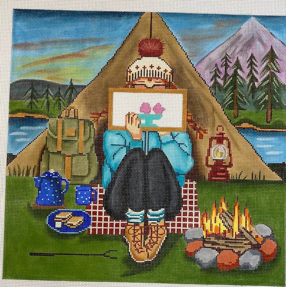 Stitching Camping Girl - APTS Feb24