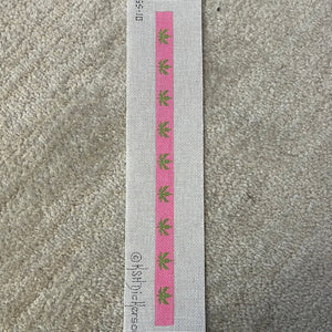 KDTS Apr24 - Sunglass Strap – Green Weed Leaves on Pink, SKU #SGS-10