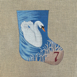 TTAXO208 - Swan, Day 7, mini stocking  #18