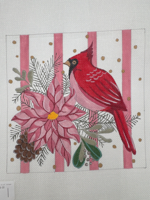 Cardinal & Pink Stripes - 8