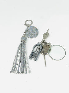 PREORDER: Tassel with Tool Kit - NYE Sparkle Silver