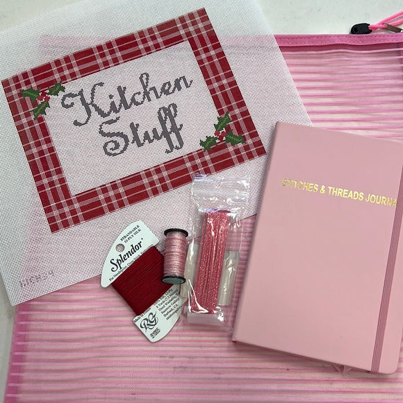 Kit 20% Off - Kitchen Stuff - Pink/Red Plaid