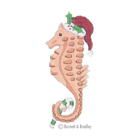 BB 0788 - Christmas by the Sea - Seahorse with Santa Hat - KBTS Sep23