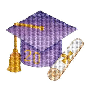 BB 1338 - Graduation Cap - Purple with Year - KBTS Sep23