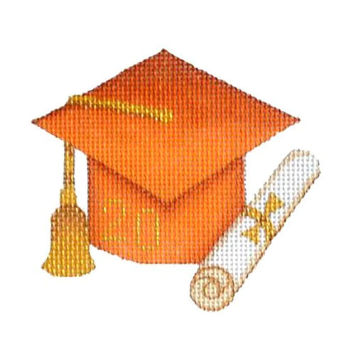 BB 1339 - Graduation Cap - Burnt Orange with Year - KBTS Sep23