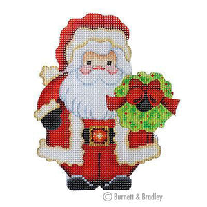 BB 6038 - Mini Santa with Wreath - KBTS Sep23