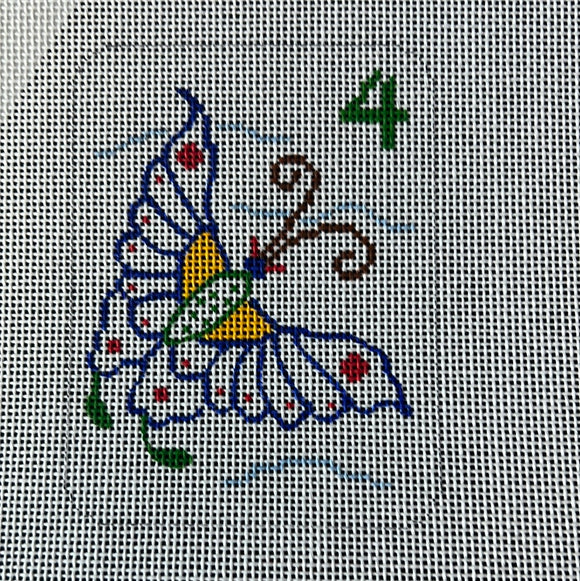 KDTS Apr24 - Mini Mahjong Tile – Butterfly     , SKU #OM-371