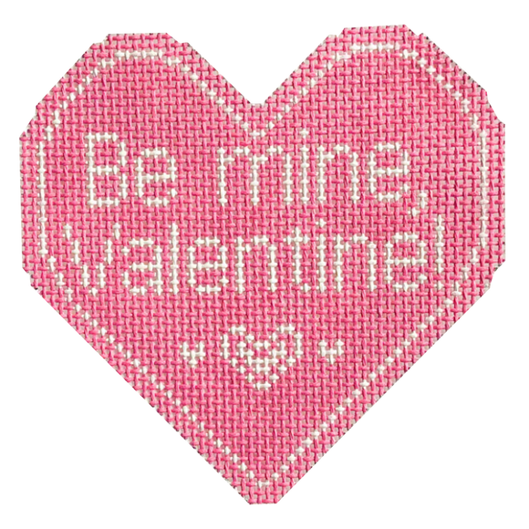 Be Mine, Valentine Needlepoint Canvas - 2025 Trunk Show Exclusive