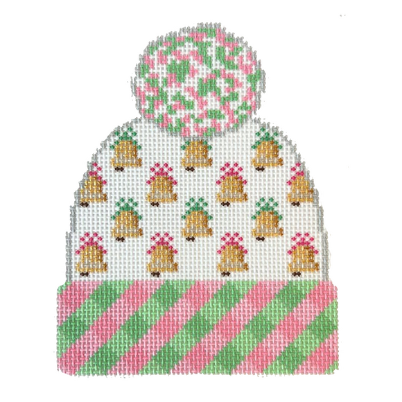 Beanie Bells Needlepoint Canvas - 18 Mesh, 3.5