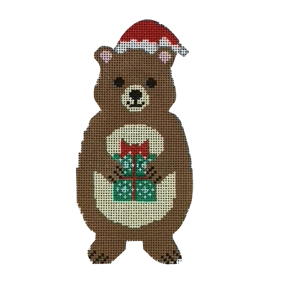 Benny the Bear Needlepoint Canvas - 2025 Trunk Show Exclusive