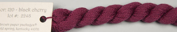 Silk & Ivory Needlepoint Thread (SI120 Black Cherry)
