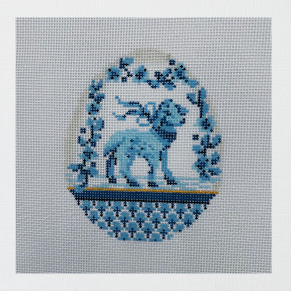 Blue Garland Lamb Egg
