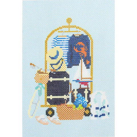 NTG KB067 - Nantucket Luggage Cart - KBTS Sep23