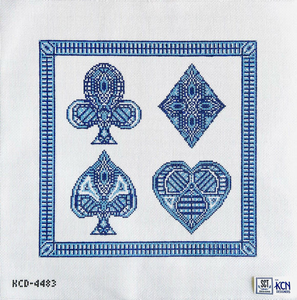 KCDTS Blue Suits Square Pillow