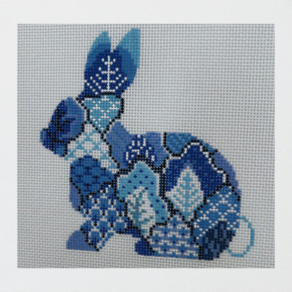 Blue Tobacco Leaf Bunny