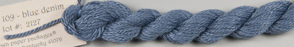Silk & Ivory Needlepoint Thread (SI109 Blue Denim)