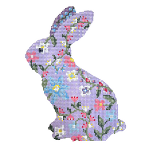 Bonnie the Bunny (Right) Canvas - 4" x 5", 18 Mesh