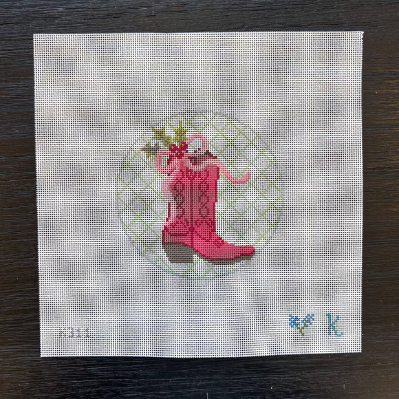 Boot & Bow - Red