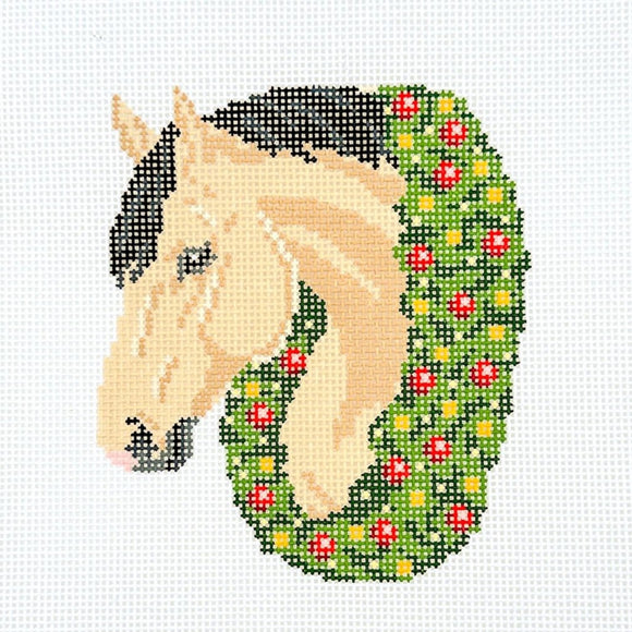 Buckskin Christmas Horse