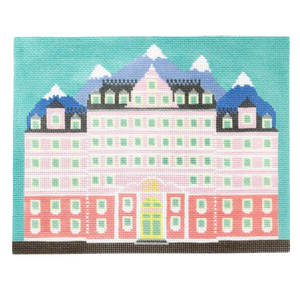 Budapest Hotel Canvas - 8.6" x 10.5", 13 Mesh