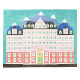 Budapest Hotel Canvas - 8.6" x 10.5", 13 Mesh