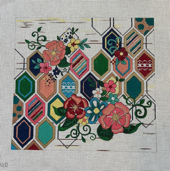 Hexagons and Floral - APTS Feb24