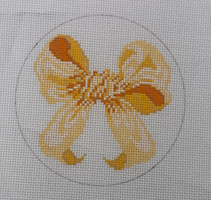 Mini Bow Canvas - Yellow