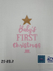 KCDTS Baby's First Christmas Tree - Pink