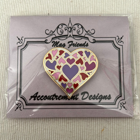 Pink & Purple Hearts Needleminder