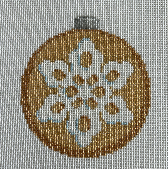 ATct1815G - Snowflake on Gold IIAssociated Talents Trunk Show May24