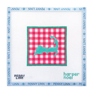 PLDTS Cape Cod on Pink Gingham - Green