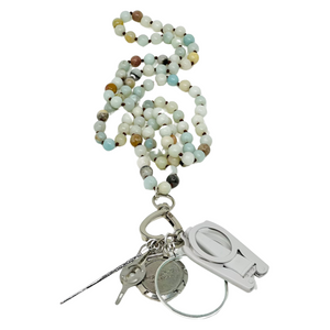 Chatelaine - Gemstone Light Green Sand