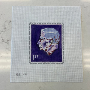 King Charles Stamp With Stitch Guide