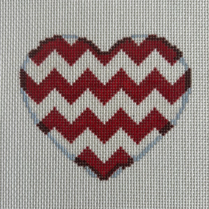 AThe830 - Red Chevron HeartAssociated Talents Trunk Show May24