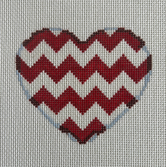 AThe830 - Red Chevron HeartAssociated Talents Trunk Show May24