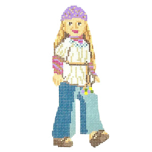 Doll - Julie Needlepoint Canvas