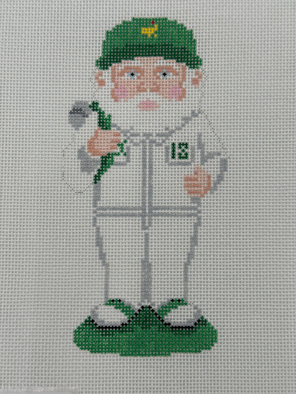 The Caddie Dressed in Augusta White