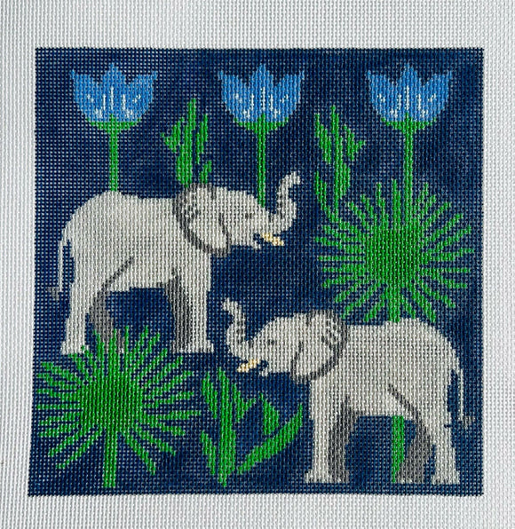 KCDTS Elephants with Palms