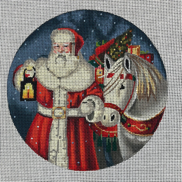 LGDOR202 - Santa with Horse & Presents