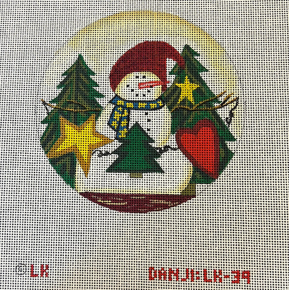 Laurie Korsgaden:LK-39 (Snowman Happy Holidays)
