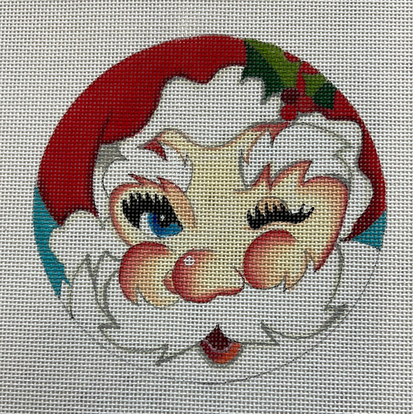 Presale BFCM Santa Winking Ornament Plus FREE Large Project Bag